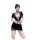 Sexy airline hostess costume set - tight skirt & blouse outfit for nightclub & role play