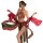 Sexy ancient chinese lingerie set featuring sheer hanfu costume with embroidered doudou and silk robe, perfect for romantic r...