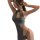 Sexy backless cheongsam sleepwear for women featuring lace-up hollow-out design and halter neck, perfect for role play nightg...