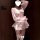Sexy backless sleep dress featuring kawaii japanese-inspired design with floral print, bow accents, and sheer fabric for pure...