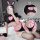 Sexy bunny cat girl costume set - transparent lingerie outfit for women, playful & alluring adult costume with bunny ears and...