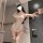 Sexy bunny costume for women - cute maid outfit with ruffle trim, flirty lingerie set for couples role play