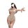 Sexy bunny costume for women - cute maid outfit with ruffle trim, flirty lingerie set for couples role play
