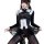 Sexy bunny costume for women - seductive sheer lace bodysuit with bow tie and skirt, perfect for playful cosplay outfits