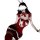 Sexy bunny girl costume set - festive christmas catwoman bodysuit for women, naughty holiday cosplay outfit featuring red vel...