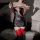 Sexy bunny girl lingerie set - pu bodycon mesh cut-out outfit, featuring a daring design with red accents and thigh-high boot...