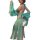 Sexy chinese hanfu lingerie set - sheer chiffon wrap top & skirt, pure-yet-sensual oriental style outfit