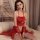 Sexy chinese-inspired lace bodice with sheer black stockings, perfect for date night or role play. elegant design features in...
