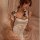 Vintage cheongsam-style lingerie set featuring elegant side-tie straps, perfect for role play and intimate wear.