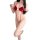 Sexy christmas bodysuit featuring neck tie and tassels, perfect holiday lingerie set for new years eve.