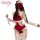 Sexy christmas bodysuit - seductive halter neck open-crotch lingerie for new years eve & date night