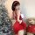 Sexy christmas bunny costume for women - naughty holiday lingerie set, festive erotic outfit & new year party wear