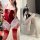 Sexy christmas bunny costume for women - festive new year cosplay outfit & lingerie set featuring red bodice with lace detail...