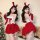 Sexy christmas bunny costume for women - festive new year cosplay outfit with red headband and bunny ears, perfect for naught...