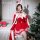 Sexy christmas bunny girl costume set - festive erotic lingerie outfit for new years eve & holiday parties