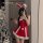 Sexy christmas bunny girl costume set - festive erotic lingerie outfit for new years eve & holiday parties, featuring a festi...