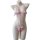 Sexy christmas lace bodysuit with bow tie straps, perfect holiday costume for new years eve.