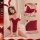 Sexy christmas lingerie set - red sparkly bunny girl outfit, featuring deep v-neckline and glittery bodysuit with rabbit ears...