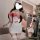 Sexy christmas one-shoulder bodysuit dress - flirty velvet holiday party outfit for new years eve, perfect for festive celebr...