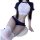 Sexy collegiate-style lingerie set with high-waisted bikini top and shorty bottoms, designed to enhance small busts.