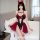 Sexy devil costume set - halloween cosplay lingerie outfit, seductive -inspired christmas role play ensemble