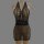 Sexy -style lace mesh bodysuit with rhinestone stars - sheer fishnet beach skirt & tight mini dress for women
