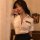 Sexy female police uniform costume set featuring a white blouse with police patch, black skirt, and gold buttons, ideal for c...
