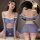 Sexy football cheerleader costume set with flirty detachable lingerie skirt, perfect for cosplay and role play.