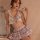 Sexy grid jk student lingerie set - summer lace-up hollow-out school uniform outfit for women, featuring a plaid top with a b...