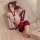 Sexy hanfu lingerie set - vintage-inspired seductive sleepwear & roleplay outfit for women, featuring elegant white and deep ...