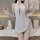 Sexy ice silk cheongsam lingerie set - busty pure-temptation nightclub outfit & seductive sleepwear
