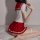 Sexy innocent schoolgirl lingerie set featuring a pleated mini skirt with sailor-style trim, perfect for role play and cospla...