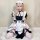 Sexy japanese maid costume cosplay dress - lolita style plus size anime outfit for women, featuring black and white maid atti...