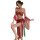 Sexy kimono lingerie set - dunhuang flying apsaras inspired sheer hanfu bustier outfit featuring intricate designs and flowin...