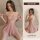 Sexy lace babydoll set - sheer mesh bodycon chemise with ruffled skirt & corset waistband, featuring delicate lace details an...