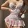 Sexy lace bodysuit featuring bow details, perfect for japanese-inspired romantic lingerie. ideal for women seeking elegant an...