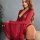 Sexy lace bodysuit with flared sleeves, featuring deep neckline and lace details, perfect for provocative sleepwear or costum...