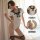 Sexy lace bodysuit featuring open-crotch design, school uniform style with thigh-high stockings, perfect for adults seeking s...