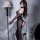 Sexy lace bodysuit with sheer stockings, open-crotch design, perfect for women seeking allure and elegance.