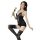 Elegant black lace bodysuit with stockings set, featuring corset-style design and delicate lace details for womens erotic lin...