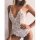 Sexy lace bodysuit featuring sheer mesh and intricate all-over lace design, perfect for women seeking elegant and sensual lin...
