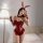 Sexy lace bunny girl costume set featuring playful bodysuit with open-crotch design and delicate trim, perfect for flirty and...