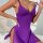 Sexy lace cami nightgown for women, elegant solid-color design, lightweight summer sleep dress, perfect lounge and lingerie s...