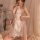 Sexy lace cheongsam lingerie set featuring a seductive hollow-out design, perfect for women seeking elegant and provocative a...