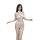 Sexy lace cheongsam sleepwear featuring front-open design and push-up detail, offering elegant and provocative lingerie appea...