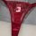 Red lace thong with floral embroidery from sexy lace embroidery lingerie set – pure seduction bra & thong collection for wo...
