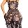 Sexy lace mesh print camisole dress featuring elegant floral design, perfect for womens intimate sleepwear sets.