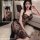 Sexy lace nightwear set for women featuring transparent sheer mesh design with suspender straps and provocative uniform style...