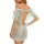 Sexy lace peekaboo chemise with sheer design, one-shoulder style, romantic european trend.