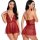 Sexy lace see-through lingerie set featuring elegant design with deep neckline and delicate lace details, perfect for premium...